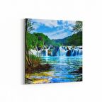 Olla 13707K Doğa / Manzara Görseli Kare Kanvas Tablo (Ölçü: 60X60)