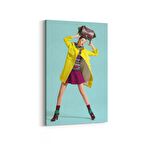 Olla 16931D Model / Manken Görseli Dikey Kanvas Tablo (Ölçü: 60X90)