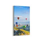 Olla 14227DD Doğa / Manzara Görseli Dikey Dar Kanvas Tablo (Ölçü: 40X80)