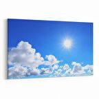 Olla 15692Y Gökyüzü Bulut Görseli  Yatay Kanvas Tablo (Ölçü: 45X30)