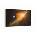 Olla 17705Y Uzay Görseli Yatay Kanvas Tablo (Ölçü: 150X100)