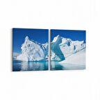 Olla 13755K2Y Doğa / Manzara Görseli Kare 2'li Yatay Kanvas Tablo (Ölçü: 65X30)