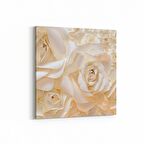 Olla 11582K Çiçek Görseli Kare Kanvas Tablo (Ölçü: 60X60)