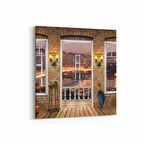 Olla 18010K4 Yapı Görseli Kare 4'lü Kanvas Tablo (Ölçü: 65X65)