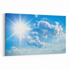 Olla 15437Y Gökyüzü Bulut Görseli  Yatay Kanvas Tablo (Ölçü: 90X60)