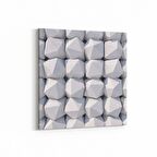 Olla 14937K Geometrik Desen Görseli Kare Kanvas Tablo (Ölçü: 25X25)