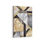 Olla 16689D Mermer Desen Görsel Dikey Kanvas Tablo (Ölçü: 60X90)