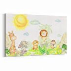 Olla 12744Y Çocuk Odası Görseli Yatay Kanvas Tablo (Ölçü: 120X80)