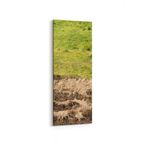 Olla 14179DI Doğa / Manzara Görseli Dikey İnce Kanvas Tablo (Ölçü: 30X90)