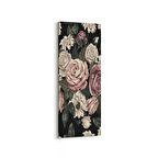 Olla 11771DI Çiçek Görseli Dikey İnce Kanvas Tablo (Ölçü: 40X120)