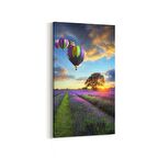Olla 16119DD Günbatımı Görseli Dikey Dar Kanvas Tablo (Ölçü: 60X120)
