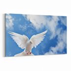 Olla 15880Y Gökyüzü Kuşlar Görseli Yatay Kanvas Tablo (Ölçü: 30X20)