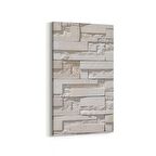 Olla 17473DD Taş / Tuğla Görseli Dikey Dar Kanvas Tablo (Ölçü: 60X120)