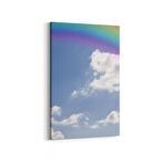 Olla 15392D Gökyüzü Bulut Görseli  Dikey Kanvas Tablo (Ölçü: 100X150)