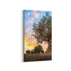 Olla 14373DD Doğa / Manzara Görseli Dikey Dar Kanvas Tablo (Ölçü: 40X80)