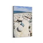 Olla 16549D Kumsal / Sahil Görseli Dikey Kanvas Tablo (Ölçü: 100X150)