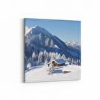 Olla 14125K Doğa / Manzara Görseli Kare Kanvas Tablo (Ölçü: 25X25)