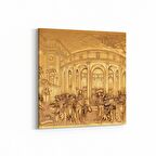 Olla 16272K Heykel / Sanat Görseli Kare Kanvas Tablo (Ölçü: 30X30)