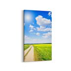Olla 14513DD Doğa / Manzara Görseli Dikey Dar Kanvas Tablo (Ölçü: 40X80)