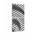 Olla 10390K2D Abstract Görsel Kare 2'li Dikey Kanvas Tablo (Ölçü: 30X65)