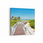 Olla 13713K Doğa / Manzara Görseli Kare Kanvas Tablo (Ölçü: 25X25)