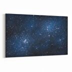 Olla 14811Y Gece Gökyüzü Görseli Yatay Kanvas Tablo (Ölçü: 120X80)