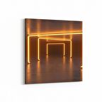 Olla 17970K4 Yapı Görseli Kare 4'lü Kanvas Tablo (Ölçü: 125X125)