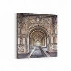 Olla 18266K Yapı Görseli Kare Kanvas Tablo (Ölçü: 100X100)