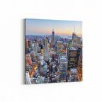 Olla 18143K Yapı Görseli Kare Kanvas Tablo (Ölçü: 60X60)