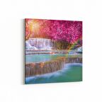 Olla 13894K Doğa / Manzara Görseli Kare Kanvas Tablo (Ölçü: 30X30)