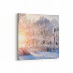 Olla 14181K Doğa / Manzara Görseli Kare Kanvas Tablo (Ölçü: 60X60)