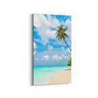 Olla 16520DD Kumsal / Sahil Görseli Dikey Dar Kanvas Tablo (Ölçü: 40X80)