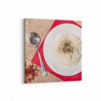 Olla 15171K Gıda Görseli Kare Kanvas Tablo (Ölçü: 30X30)