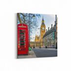 Olla 18763K Yapı Görseli Kare Kanvas Tablo (Ölçü: 25X25)