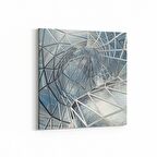 Olla 10241K Abstract Girdap Görsel Kare Kanvas Tablo (Ölçü: 25X25)