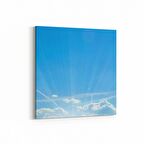 Olla 15591K Gökyüzü Bulut Görseli  Kare Kanvas Tablo (Ölçü: 25X25)