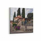 Olla 18049K4 Yapı Görseli Kare 4'lü Kanvas Tablo (Ölçü: 145X145)