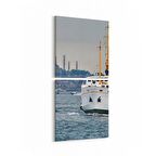 Olla 18988KD Yapı Görseli Kare 2'li Dikey Kanvas Tablo (Ölçü: 30X65)