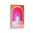 Olla 18040DD Yapı Görseli Dikey Dar Kanvas Tablo (Ölçü: 40X80)