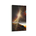 Olla 17704DD Uzay Görseli Dikey Dar Kanvas Tablo (Ölçü: 60X120)