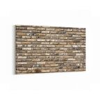Olla 17423Y Taş / Tuğla Görseli Yatay Kanvas Tablo (Ölçü: 45X30)