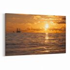Olla 16007Y Günbatımı Görseli Yatay Kanvas Tablo (Ölçü: 150X100)