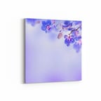 Olla 11688K Orkide Çiçek Görseli Kare Kanvas Tablo (Ölçü: 25X25)