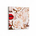 Olla 16826K Model / Manken Görseli Kare Kanvas Tablo (Ölçü: 60X60)