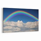 Olla 15409Y Gökyüzü Bulut Görseli  Yatay Kanvas Tablo (Ölçü: 120X80)