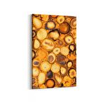 Olla 16709D Mermer Desen Görsel Dikey Kanvas Tablo (Ölçü: 60X90)