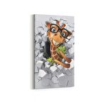 Olla 12723DD Çocuk Odası Görseli Dikey Dar Kanvas Tablo (Ölçü: 40X80)