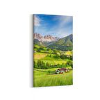 Olla 13857DD Doğa / Manzara Görseli Dikey Dar Kanvas Tablo (Ölçü: 40X80)