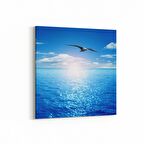 Olla 16620K Kumsal / Sahil Görseli Kare Kanvas Tablo (Ölçü: 60X60)