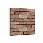 Olla 17418K Taş / Tuğla Görseli Kare Kanvas Tablo (Ölçü: 25X25)